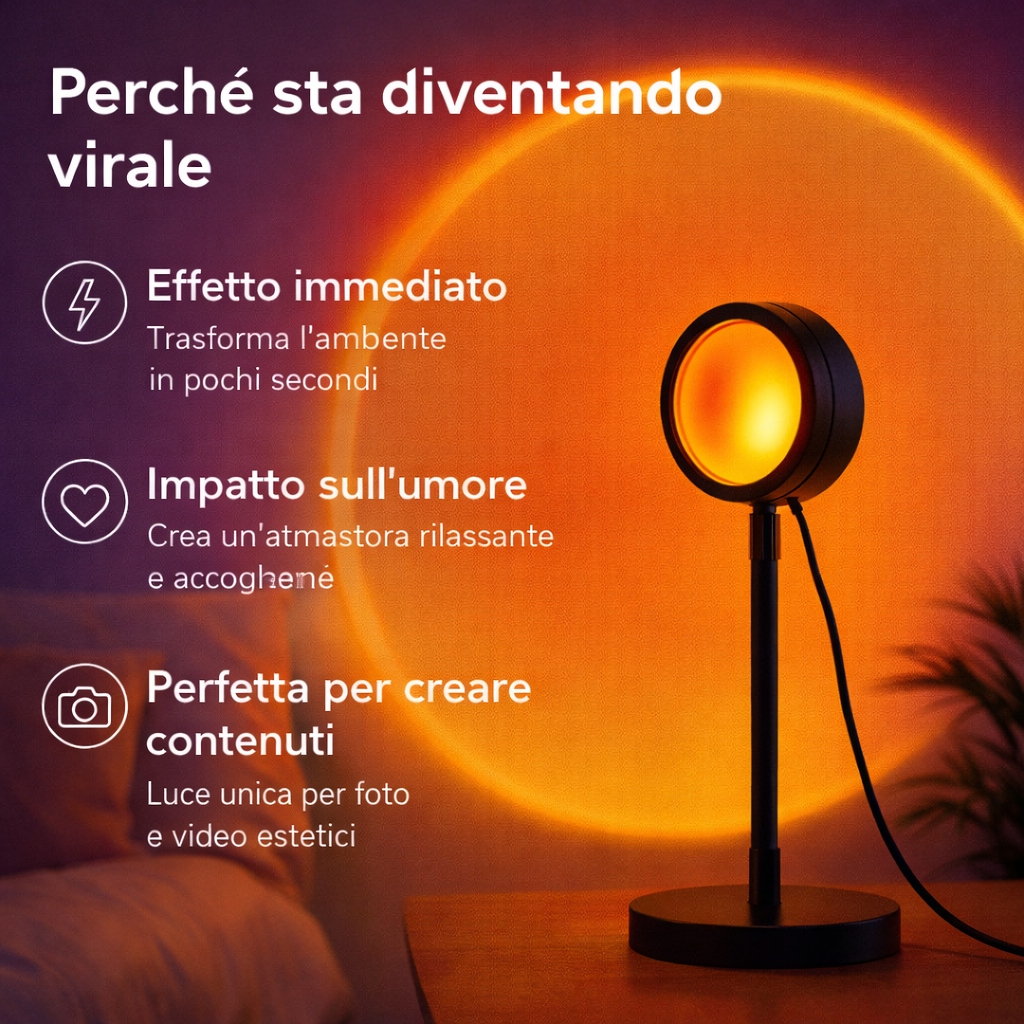 SunVibe™ Lampada Tramonto LED