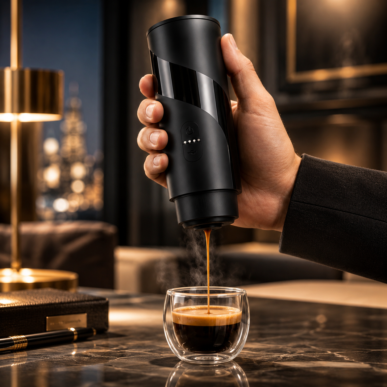 EspressoBar™ -La Macchina Espresso Portatile per Bere Caffè Ovunque