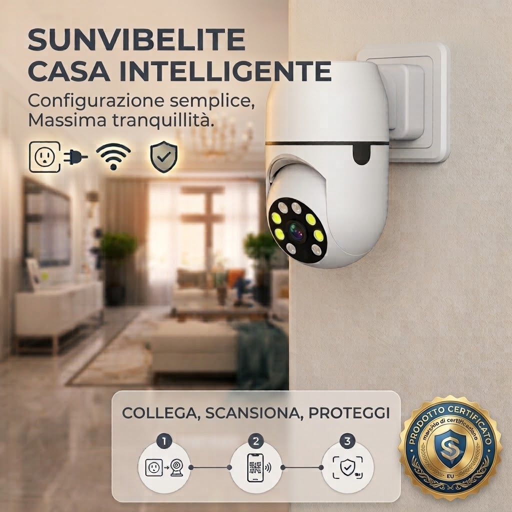 Telecamera Sicurezza Professionale WiFi