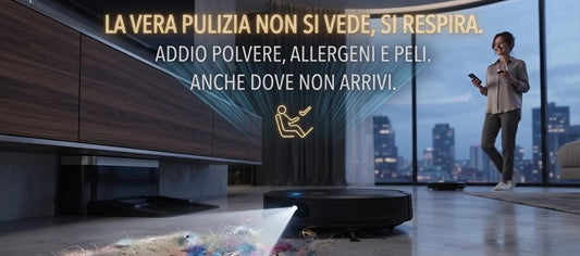Robot aspirapolvere 3in1 pulizia domestica automatizzata