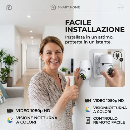 Telecamera Sicurezza Professionale WiFi